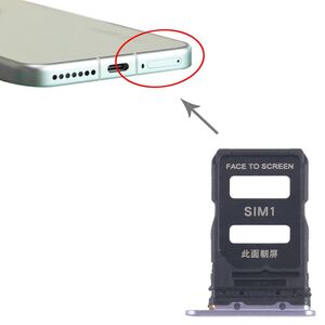 Fr Xiaomi 15 SIM Kartenhalter Dual SIM Card Tray Reparatur Ersatzteil Blau
