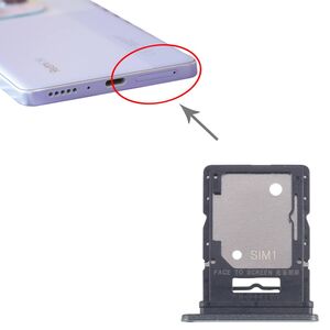 Fr Xiaomi Redmi Note 14 5G SIM + Micro SD Kartenhalter Tray Ersatz Dunkelgrn