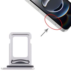 Fr Apple iPhone 16e Dual SIM Kartenhalter Card Tray Reparatur Ersatzteil Silber