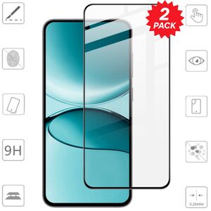 Fr Samsung Galaxy S25 FE 2x 3D Premium Full 9H 0,3mm Hart Glas Folie