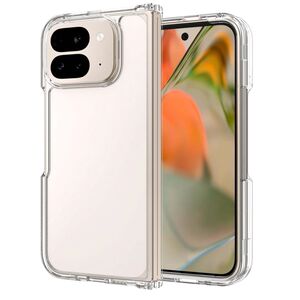 Fr Google Pixel 10 Pro Fold TPU / Acryl Hybrid Hlle Case Transparent
