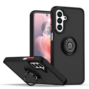 Fr Samsung Galaxy A17 5G / 4G Design TPU Schutz Hlle Schwarz / Rot