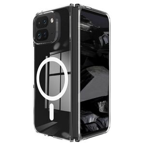 Fr Google Pixel 10 Pro Fold Kunststoff MagSafe Hlle Case Transparent
