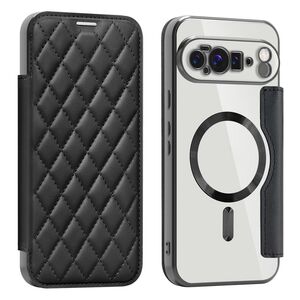 Fr Google Pixel 10 Pro XL Magsafe RFID Kunstleder Hlle Case Schwarz