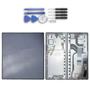 Fr Samsung Galaxy Z Fold7 GH82-37548A LCD Display mit Rahmen Ersatzteil Silber