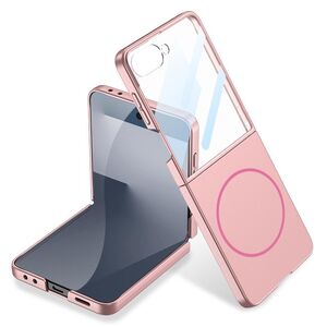 F�r Samsung Galaxy Z Flip7 Ultra d�nne Full Cover MagSafe H�lle Rosa