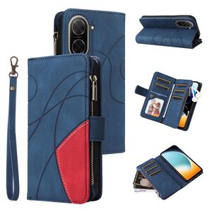 F�r Xiaomi Redmi A5 4G / Poco C71 Kunstleder Wallet Schutz H�lle Blau