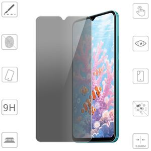 F�r Samsung Galaxy A17 5G / 4G 1x 2.5D Privacy Display 9H Hart Glas