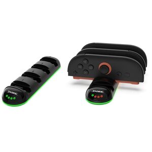 Fr Nintendo Switch 2 Controller Griff 4-in-1 Ladestation LED Schwarz