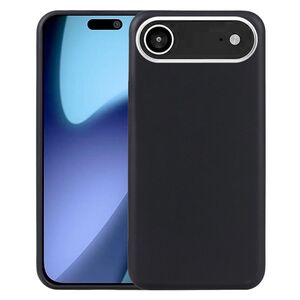 F�r Apple iPhone 17 Air Silikon TPU Schutz H�lle Flexibel D�nn Schwarz