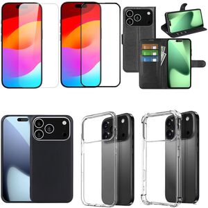 F�r Apple iPhone 17 Pro Max H�lle & Tasche TPU / Kunstleder + Schutzglas w�hlbar