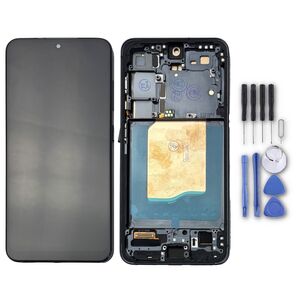 F�r Samsung Galaxy S25 SM-S931B TFT LCD Display mit Rahmen Ersatzteil Schwarz