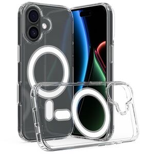 F�r Apple iPhone 17 MagSafe Hybrid Schutz H�lle Acryl TPU Transparent
