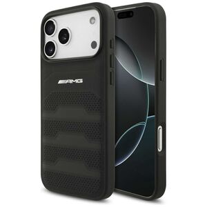 AMG Apple Debossed Lines Logo iPhone 17 Pro Max Schutzh�lle Schwarz