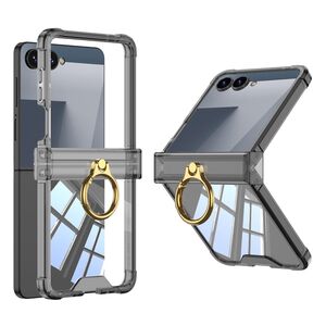 F�r Samsung Galaxy Z Flip7 Airbag Scharnier Ring Schutz H�lle Schwarz