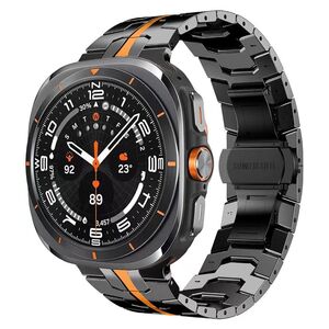 F�r Samsung Galaxy Watch 8 / 8 Classic Titanlegierung Armband Butterfly-Schlie�e