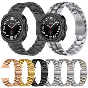 F�r Samsung Galaxy Watch 8 / 8 Classic Five Bead Edelstahl Ersatz Watch Armband