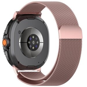 F�r Samsung Galaxy Watch 8 / 8 Classic Metall Mesh Arm Band Pink