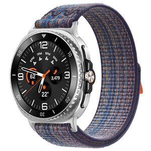 F�r Samsung Galaxy Watch 8 / 8 Classic Nylon Armband Klettverschluss