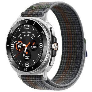 F�r Samsung Galaxy Watch 8 / 8 Classic Nylon Armband Klettverschluss