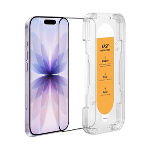 Fr Apple iPhone 17 Easy Install 3D Premium 0,3mm 9H Schutz Hart Glas