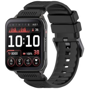 Fr Garmin Venu X1 xDfind Armor Robustes Silikon Watch Armband Schwarz
