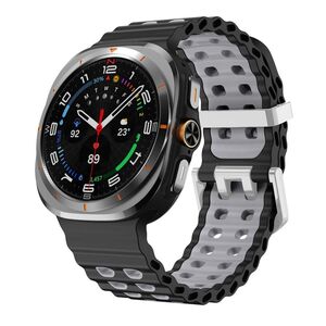 F�r Samsung Galaxy Watch Ultra / Ultra 2025 Two Color Silikon Armband