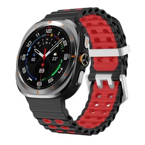Ocean Two Color Silikon Armband f�r Samsung Galaxy Watch Ultra / Ultra 2025