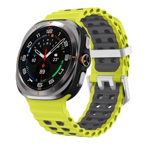 Ocean Two Color Silikon Armband f�r Samsung Galaxy Watch Ultra / Ultra 2025