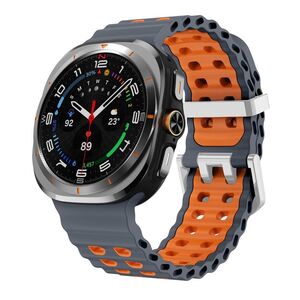 Ocean Two Color Silikon Armband f�r Samsung Galaxy Watch Ultra / Ultra 2025