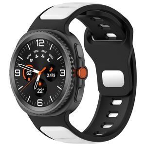 Silikon Dual Color Armband f�r Samsung Galaxy Watch 8 / 8 Classic