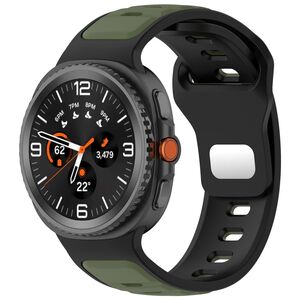 Silikon Dual Color Armband f�r Samsung Galaxy Watch 8 / 8 Classic
