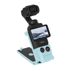 Fr DJI Osmo Pocket 3 Magnetische Halterung 1/4 Adapter Cold-Shoe Blau