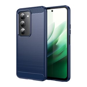 Fr Xiaomi Redmi 15 5G Carbon Fiber Brushed Design TPU Hlle Blau