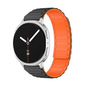 F�r Samsung Galaxy Watch 8 / 8 Classic Magnetisch Silikon Band Orange