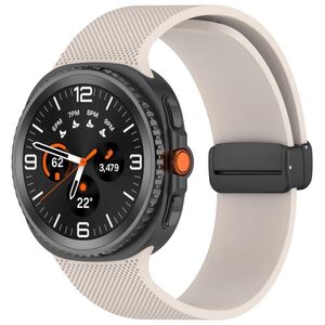 Silikon Armband mit Magnetverschluss fr Samsung Galaxy Watch 8 / 8 Classic