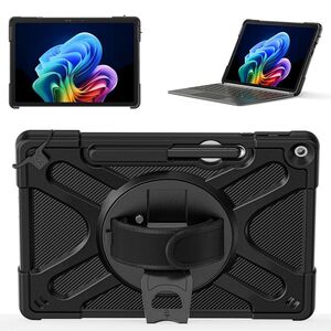 F�r Microsoft Surface Pro 12 2025 Sto�fest TPU PC H�lle mit Halterung 