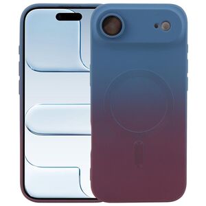 F�r Apple iPhone 17 Air Silikon MagSafe H�lle Farbverlauf Linsenschutz