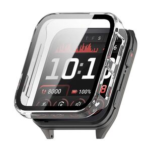 Fr Garmin Venu X1 Kunststoff Watch Hlle + 9H Hart Glas Transparent