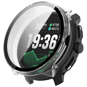 F�r Suunto Race 2 Kunststoff Schutzh�lle + 9H Hart Glas Transparent