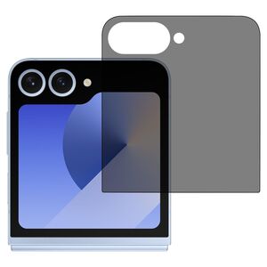 F�r Samsung Galaxy Z Flip7 5G 1x Back Screen Privacy Schutz Hart Glas