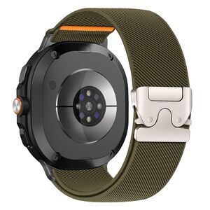 F�r Samsung Galaxy Watch 8 / 8 Classic Stretch Nylon Armband Gr�n
