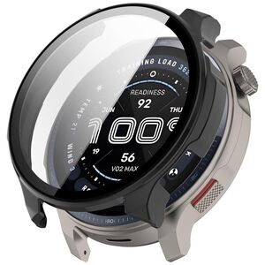 Fr Amazfit Balance 2 Kunststoff Watch Hlle + 9H Hart Glas Schwarz