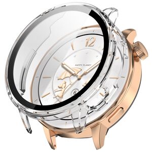 F�r OnePlus Watch 3 43mm Kunststoff H�lle + 9H Hart Glas Transparent