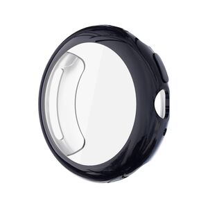 F�r Google Pixel Watch 4 45mm Electroplated TPU Schutz H�lle Schwarz