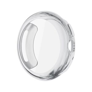 F�r Google Pixel Watch 4 45mm Electroplated TPU Schutz H�lle Silber