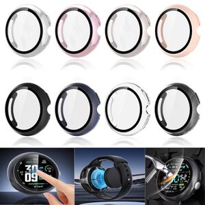 Schutzhlle + 9H Glas fr Google Pixel Watch 4 45mm 41mm Full Cover Kunststoff