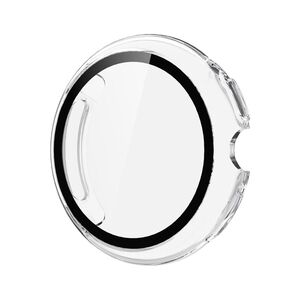 Fr Google Pixel Watch 4 45mm Kunststoff Hlle + Hart Glas Transparent