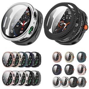 Schutzh�lle + 9H Glas f�r Samsung Galaxy Watch 8 / 8 Classic / Ultra Full Cover