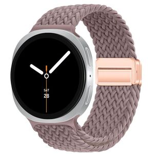 Fr Samsung Galaxy Watch 8 / 8 Classic Magnetisches Nylon Band Lila